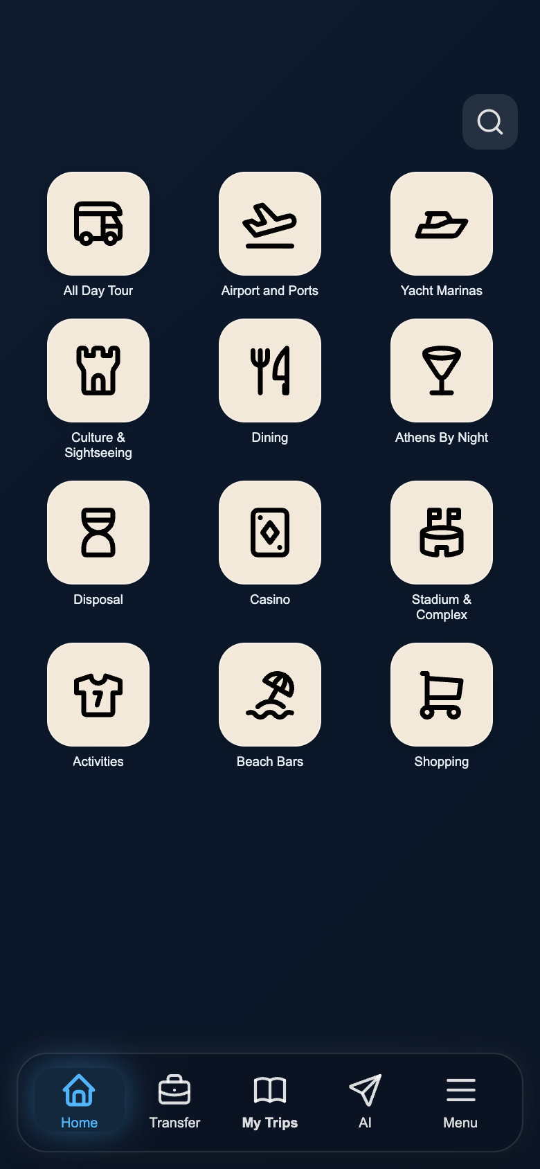 MoveAthens mobile preview